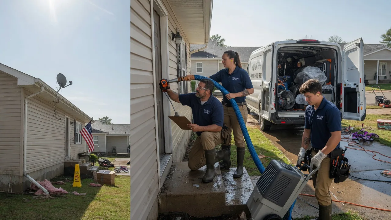 Ceiling Water Damage Restoration in Wenona, IL near me